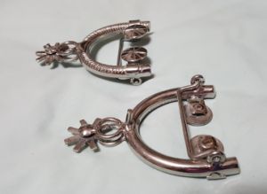 STAINLESS STEEL SPUR-STYLE BELT BUCKLE - Style #1