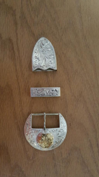 Sterling Overlay Belt Buckles