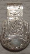 Sterling Overlay Money Clip - Pattern 664