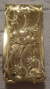 Jewelers Bronze Money Clip - Pattern 657JB