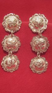 Three 1/2" Pico Conchos Earrings