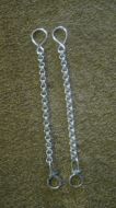 BBR-09 Rein Chains - Circles inside of Circles (10" long)
