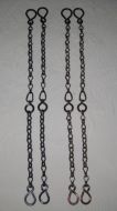 BBR-05 Rein Chains - 18" long with a swivel in the center