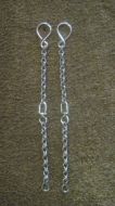 BBR-07 Rein Chains - 12" long with a swivel in the center