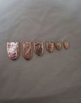 Sterling Overlay Buckle Tips - Choose from 3/8" to 1" wide