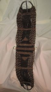 Mane Horsehair Cinch - 32" Brown & Tan