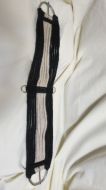 Mohair Cinch - 30 1/2" Black with White