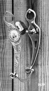 Concho Silver Overlay Bit
