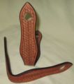 Leather slobber Straps - Tooling