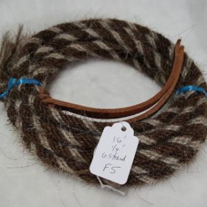 Barber Pole - Pattern F5 Get Down Rope (Mane Horsehair)