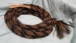 Mane Horsehair Mecate - Dark Brown, Brown, Dark Brown/White  #1