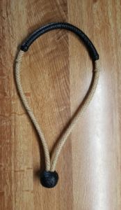 RAWHIDE with BLACK Bosalita - (Bosal Pencil)