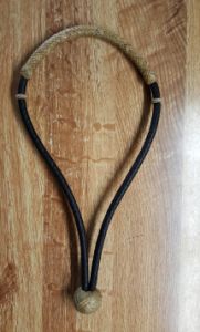 BLACK with RAWHIDE Bosalita - (Bosal Pencil)