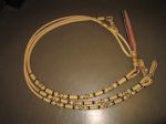Romal Reins - 16 plait - Ortega Style w/ Black Detail   48"