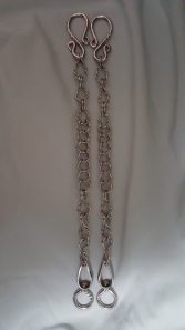 BBR-14 Rein Chains - 12" w/ Fancy S Hook