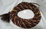 Mane Horsehair Mecate - Black, Brown, Tan, Black/White - Pattern L13-4