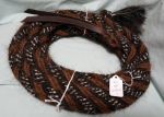 Mane Horsehair Mecate - Black, Brown, Black/White - Pattern A6