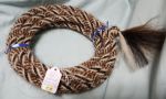 Mane Horsehair Mecate - Brown, White & Black - #2