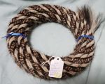 Mane Horsehair Mecate - Brown, White & Black - #3