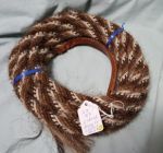 Mane Horsehair Mecate - Brown, Tan. White & Black - Pattern L12