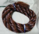 Mane Horsehair Mecate Colored Purple, Black, Brown, White - Pattern  Purple D