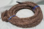 22 Feet Mane Horsehair Mecate - Solid Light Gray