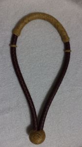 Bosal - 1/2" diameter, 8 plt., Latigo with Rawhide