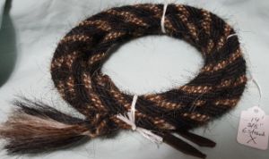 Pattern X Get Down Rope (Mane Horsehair)
