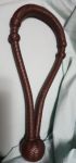 Bosal - 5/8" diameter 12 plait All Chocolate Latigo (Leather)