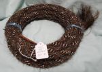 Mane Horsehair Mecate - Gray, Brown, Black/White - Pattern W1-2