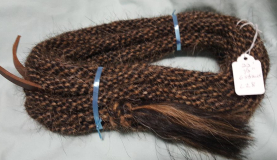 Mane Horsehair Mecate - Brown/Tan - Pattern L28