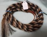 Get Down Rope (Mane Horsehair), black, Tan, White - Pattern N2