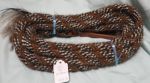 Mane Horsehair Mecate - Brown, Black/White - Pattern G2-3