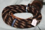 Mane Horsehair Mecate - Black, Brown - Pattern A8