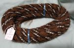 Mane Horsehair Mecate - Black, Brown, Brown/White - Pattern K6