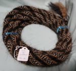 Mane Horsehair Mecate - Black, Tan, Black/White - Pattern Q-2