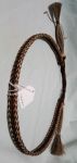 HORSEHAIR HAT BAND - 4 STRANDS -- Style #2 BROWN & WHITE
