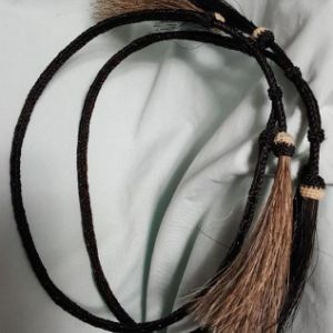 HORSEHAIR HAT BAND - 2 STRANDS -- Style BLACK