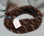 Mane Horsehair Mecate - Black, Brown, Brown/White - Pattern A-5