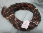 Pattern P3 Get Down Rope (Mane Horsehair) Gray, Brown/White