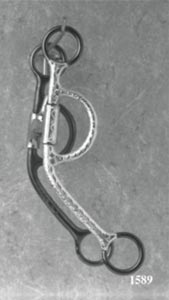 Silver Overlay Light Rod Cheek Snaffle Bit