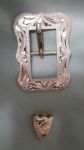 Laredo - Center Bar Buckle #122-15P Sterling Overlay