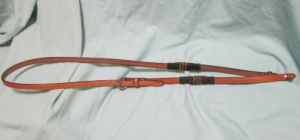 Bosal Hanger with Chocolate Braiding (with buckle)
