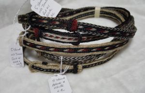 HORSEHAIR HAT BAND - 5 STRANDS - W/O Tassels