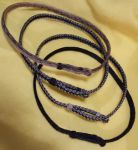 HORSEHAIR HAT BAND - 3 Strands - W/O Tassels  (3 Choices)