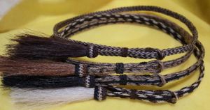 HORSEHAIR HAT BAND - 3 Strands - W/1 Tassel  (4 Choices)