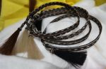 HORSEHAIR HAT BAND - 5 Strands - W/2 Tassels  (3 Choices)