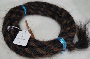 Barber Pole - Pattern Z Get Down Rope (Mane Horsehair)