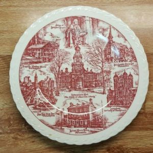 Souvenir Collectors 10" Plate - Independence Hall "The Cradle of American Liberty"