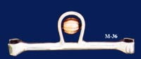 NEVADA Mouthpiece - Medium Port Rounded Loop w/ Cricket, Straight Bar